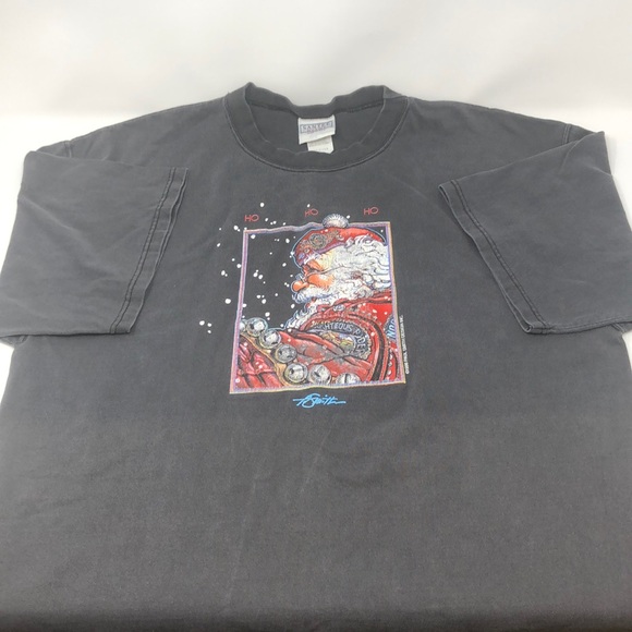 Vintage Santee HVYWT Womens Ho Ho Ho T-Shirt - Picture 1 of 4